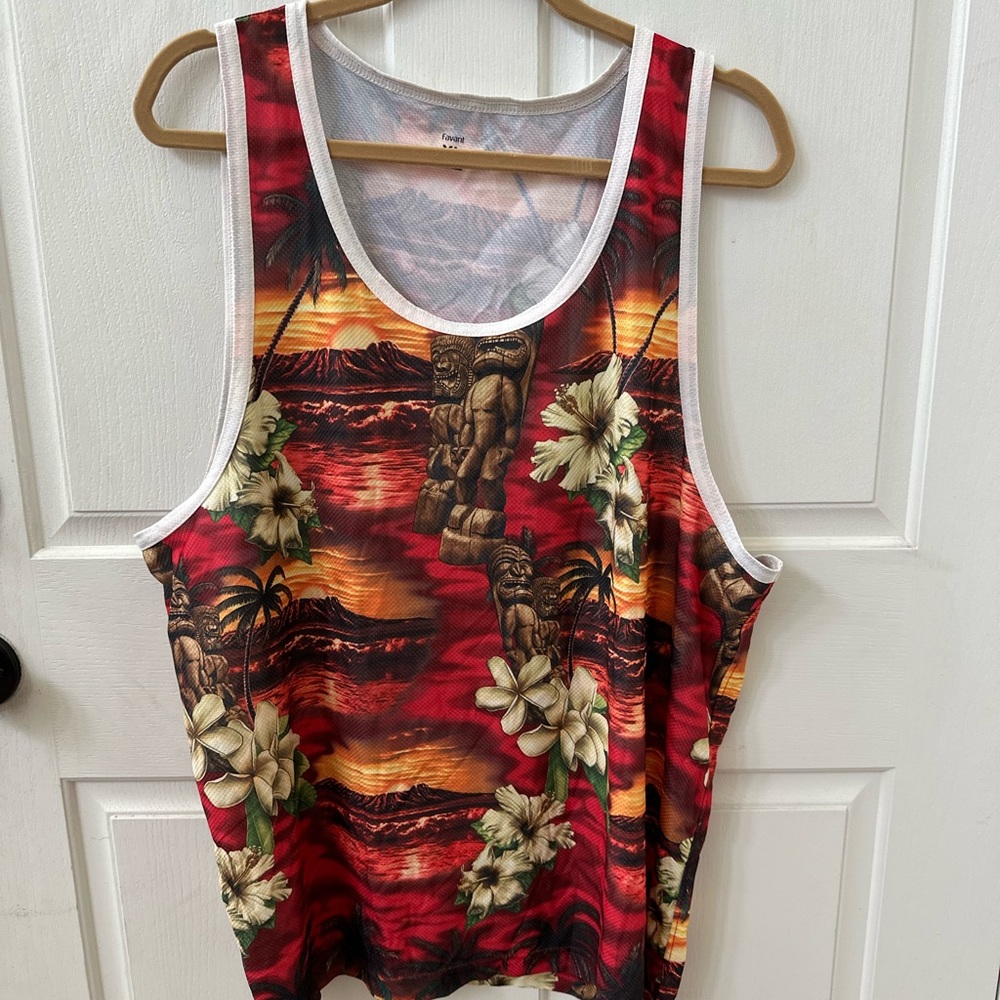 Men’s Hawaiian Tank Top